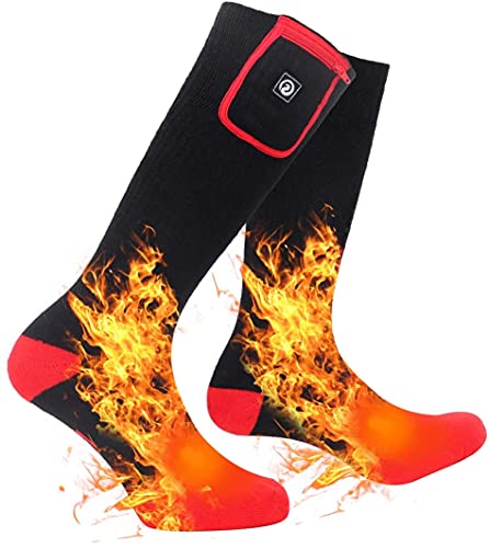 Heated Socks Men Women Battery Sock for Cold Feet Thermal Electric Socks for Camping Winter Footwarmers