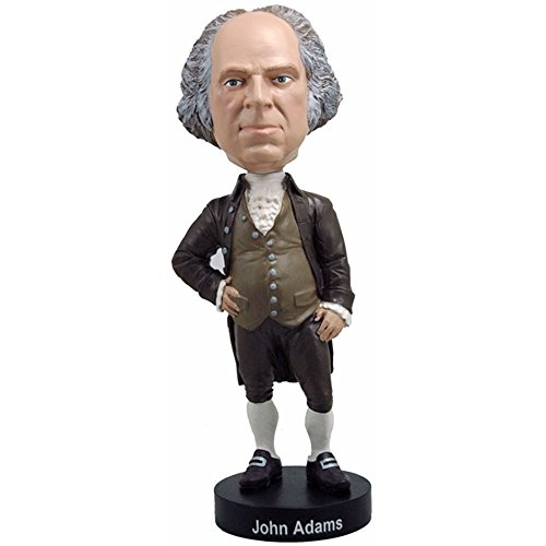 Royal Bobbles John Adams Bobblehead, Premium Polyresin Lifelike Figure, Unique Serial Number, Exquisite Detail