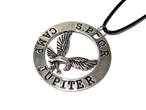 Moonfire Charms Percy Jackson Camp Jupiter Eagle SPQR Pendant Necklace