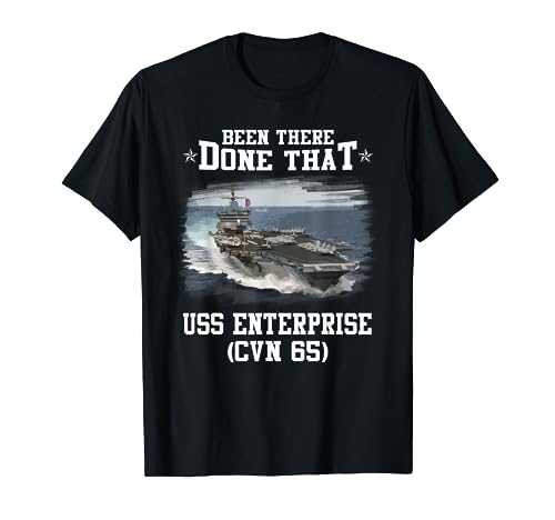 USS Enterprise CVN-65 Veterans Day Father Day Gift T-Shirt