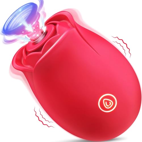 Sex Rose for Women and Sucking Flower Clitorals Stimulator for Women Washable Rechargeable Waterproof Gift-FT