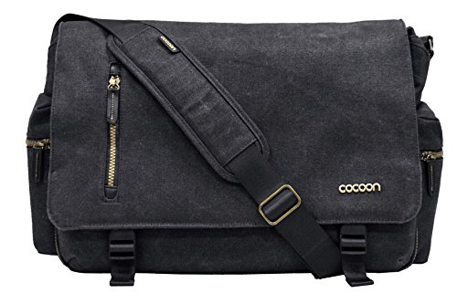 Cocoon MMB2704BK Urban Adventure 16' Messenger Bag (Black), X-Large