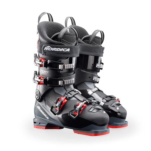 Nordica Men Sportmachine 3 90 Boots, Color: Black/Anthracite/Red, Size: 29.5 (050T14007T1-29.5)