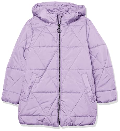 Urban Republic Girls Quilted Oversized Hooded Puffer Jacket, Lilac