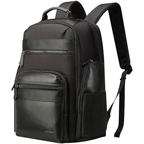 BOPai 30L Travel Backpack for Men Business Laptop Backpack 15.6 inch Computer bagpack with USB Charging Water-Resistant Rucksack Black