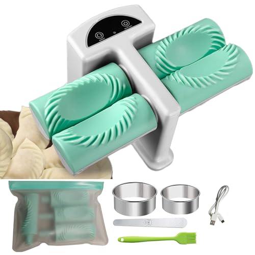 Automatic Dumpling Maker Electric Dumpling Maker Rainlily Wen New Generation Dumpling Maker Easy To Disassemble Dual-mode Design Two Sizes Dumpling Maker Máquina eléctrica de bolinhos de massa