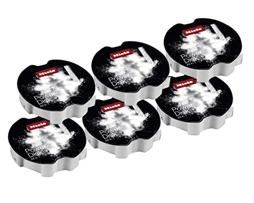 Miele PowerDisk All in 1 Dishwasher Detergent for Dishwashers with AutoDos, 6-Pack