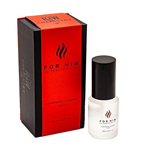 RawChemistry For Him, Pheromone Infused Cologne Spray - Bold, Extra Strength Infused Formula 1 Fl. oz