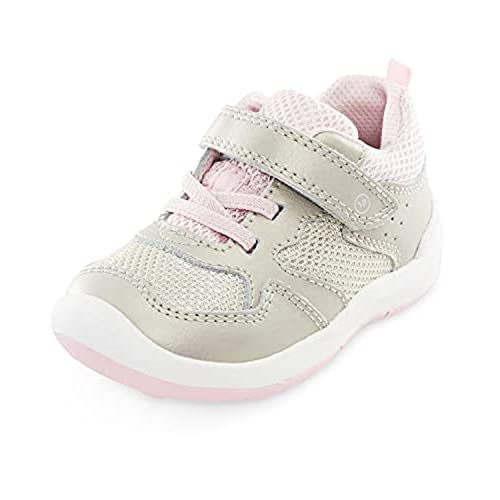 Stride Rite Girls SRT Winslow Athletic Sneaker, Champagne, 8 Wide Toddler