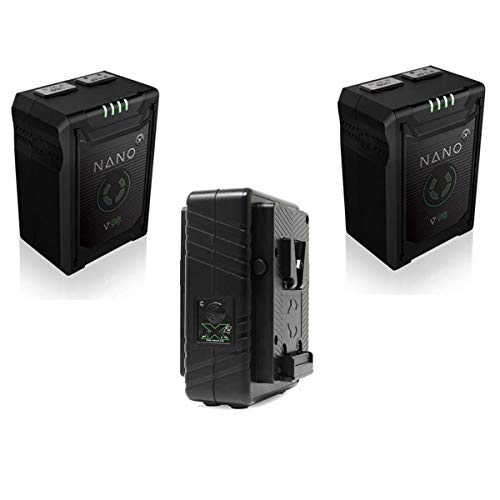 Core SWX 2X Nano 14.8V 98Wh Micro V-Mount Smart Batteries, Bundle with Core SWX GPM-X2S Charger