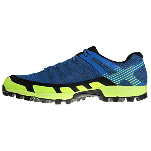 Inov-8 Men's Mudclaw 300 Sneaker, Blue/Yellow, 8.5
