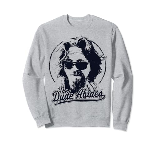 The Big Lebowski The Dude Abides Classic Circle Logo Sweatshirt