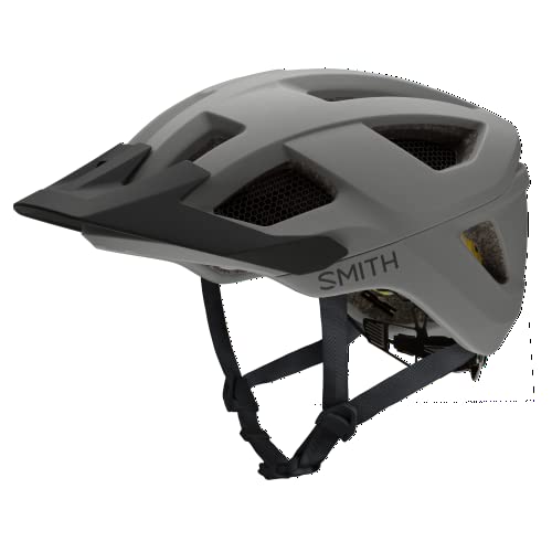 SMITH Session MTB Cycling Helmet – Adult Mountain Bike Helmet with MIPS Technology + Koroyd Coverage – Lightweight Impact Protection for Men & Women – Adjustable Visor – Matte Cloudgrey, Large