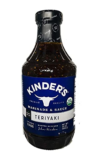 Kinder's Organic Teriyaki Marinade & Dipping Sauce, 30 Ounce