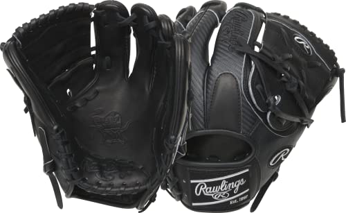Rawlings mens Pitcher HOH, Hypershell - 11.75 Inch 2-Piece Solid Web Black, 11 3 4 US