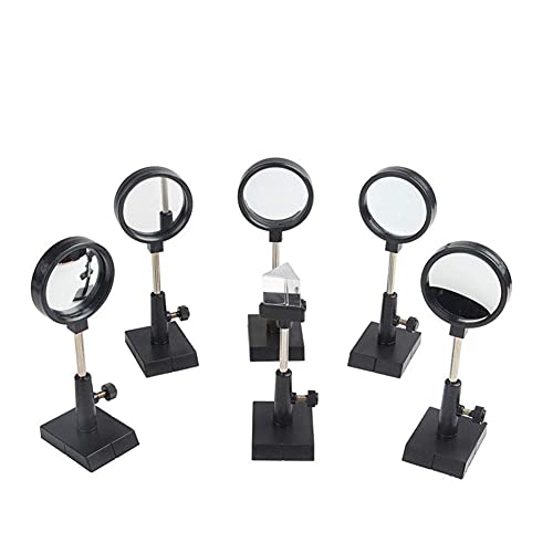 JKSVTF Physical Optics Experiment Set Convex Lens Concave Lens Triangular Prism Plane Mirror Convex Mirror Concave Mirror Optical Lens