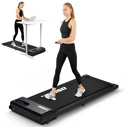 Walking Pad, Walking Pad Treadmill 330 lb capacity, 3 in 1 Portable Under Desk Treadmill for Home and Office with Remote Control, LED Display (C102 Black)