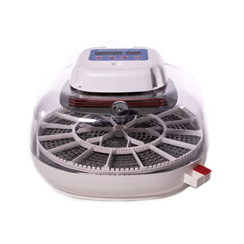 Manna Pro Harris Farms Nurture Right Egg Incubator for Hatching Chicks - Holds 22 Eggs - Automatic Egg Turner with Temperature and Humidity Control - 360 Degree View With Clear Window