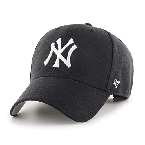 47 Brand NY MVP Cap B-MVP17WBV-BK, Unisex, hat, Black