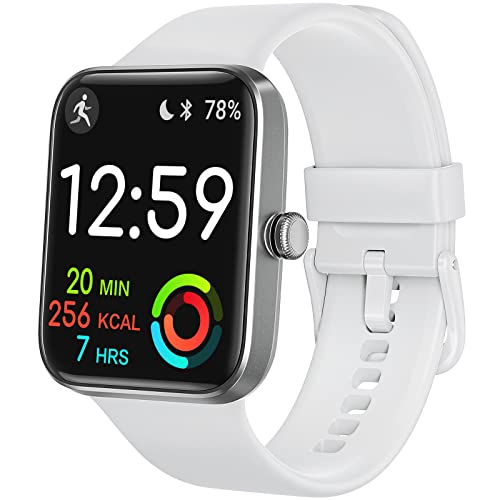 aeac Smart Watch for Women Men,1.69' Touch Screen Fitness Tracker for iPhone Android Phone IP68 Waterproof,Fitness Watch with Step Calorie Counter Sleep Monitoring Pedometer Watches