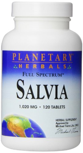 Planetary Herbals, Salvia, 1,020 milligrams, 120 Tablets
