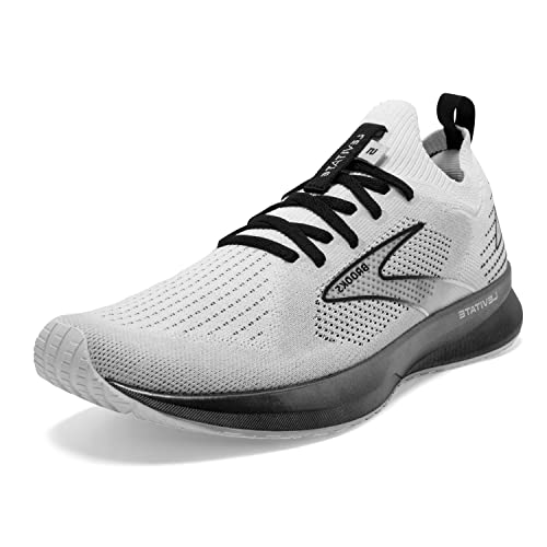 Brooks Men’s Levitate StealthFit 5 Neutral Running Shoe - White/Grey/Black - 13