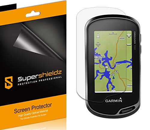 Supershieldz (6 Pack) Designed for Garmin Oregon 600 600t 650 650t 700 750 750t Screen Protector, High Definition Clear Shield (PET)