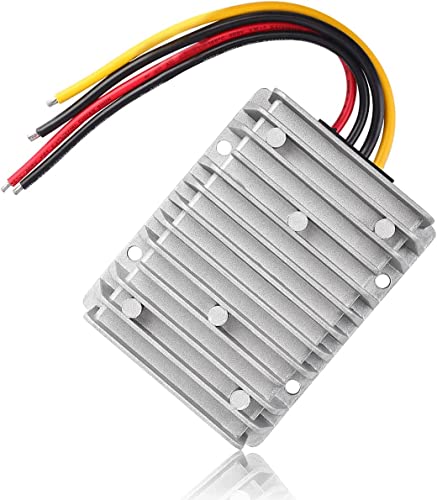 BZONE DC 48V Step Down to DC 12V 30A 360W Voltage Reducer Converter Golf Cart Voltage Regulator Waterproof for Golf Cart