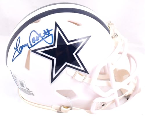 Tony Dorsett Autographed Cowboys Alternate 2022 Speed Mini Helmet-Beckett W Hologram Black