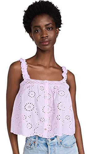 BB DAKOTA Women's Summer Sunrise Top, Orchid Bouquet, Purple, M