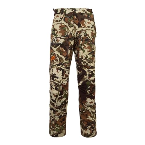 First Lite Men’s Corrugate Foundry Pant - Lightweight Stretch Camo Hunting Pants - First Lite Fusion - 44 x 33
