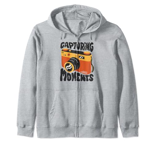 capturing moments Camera Photography Pictures Artist Cool Zip Hoodie