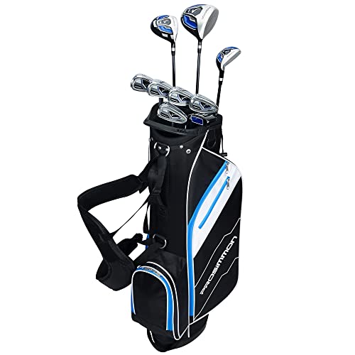 PROSiMMON Golf V7 Mens Golf Clubs Set + Bag, Left Hand, All Graphite Shafts