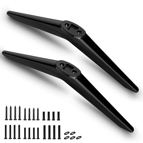 (Upgraded Version) TV Legs for TCL Roku TV Legs, for TCL 32' 40' 43' 49' 50' 55' 65' 32S359 40FD5406 43S325 49S403 50S525 55S453 65S455, TV Stand Base for TCL Roku TV Stand Legs, Included Screws