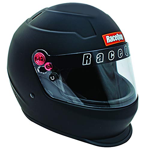 RaceQuip Full Face Helmet PRO20 Series Snell SA2020 Rated Flat Black Medium 276993
