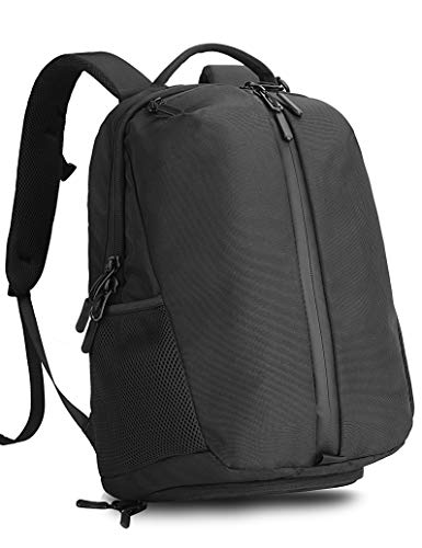 Kah&Kee Compact Gym Work Backpack Waterproof Travel School Bag Good for Laptop and Multipurpose (Black II)