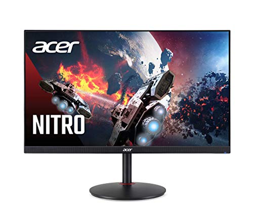 Acer Nitro XV272U Vbmiiprx 27' Zero-Frame WQHD 2560 x 1440 Gaming Monitor | AMD FreeSync Premium Agile-Splendor IPS Overclock to 170Hz Up 0.5ms 95% DCI-P3 1 Display Port & 2 HDMI 2.0
