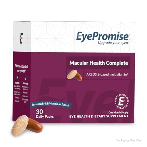 EyePromise Macular Health Complete | Multi-Vitamin + Eye Vitamin | Heart, Brain, Hair, Skin and Overall Health - 30-Day Pill and Soft-Gel Pack