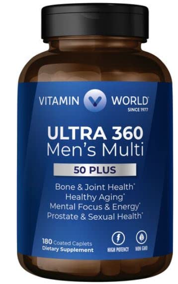 Vitamin World Ultra 360 Men's Multi 50+ (180)