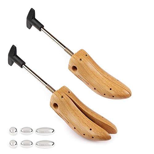 FootFitter Women’s One-Way High Heel Shoe Stretcher for 1” to 3” Heels/Pumps - Stretch, Loosen, & Widen Heels - Set of 2 (Women's 6.5-8)