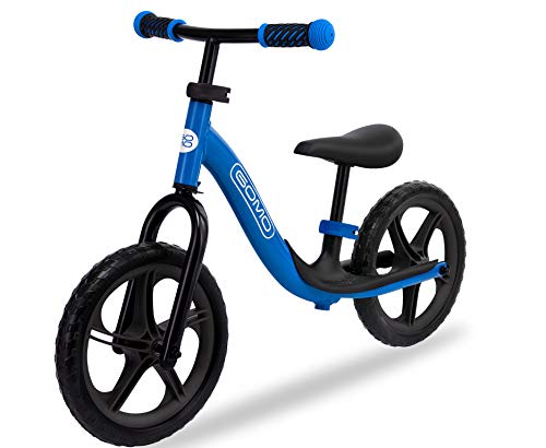 GOMO Balance Bike 2 Year Old, Toddler Bikes 18 Months to 5 Years Old - Balance Bike for 3 Year Old w/Footrest, Soft Grips,Flat Free Tires, Easy Assembly, Push Bike - Toddler Bikes 3-5