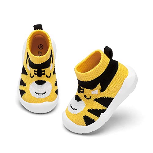 Engtoy Baby Sock Shoes Baby Walking Shoes Infant Non-Slip Breathable Slippers with Soft Rubber Sole Baby Boys Girls Slip On Sneakers