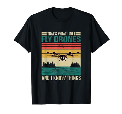 Funny Drone Pilot Design For Men Women Drone Operator T-Shirt