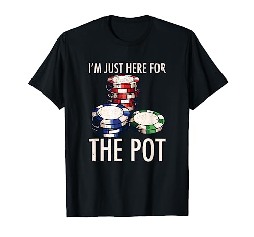 Poker T-Shirt Texas Hold'em Gambling Pot Cards Player Gift
