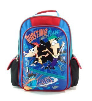 16' Phineas and Ferb Backpack-Tote-Bag