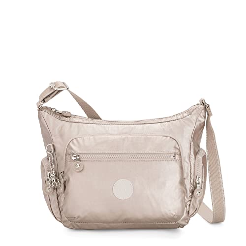 Kipling Women's Gabbie Small Crossbody, Lightweight Everyday Purse, Casual Shoulder Bag, Metallic Glow