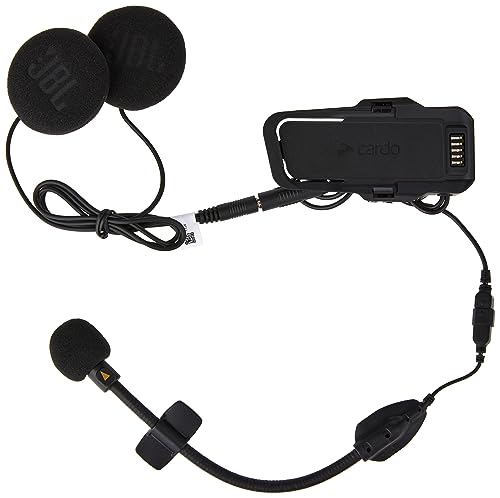 Cardo unisex adult Packtalk EDGE 2ND HELMET KIT With Sound By JBL, Black, One Size US