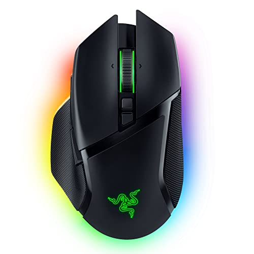 Razer Basilisk V3 Pro Customizable Wireless Gaming Mouse: Fast Optical Switches Gen-3 - HyperScroll Tilt Wheel - Chroma RGB - 11 Programmable Buttons - Focus Pro 30K Sensor - Classic Black