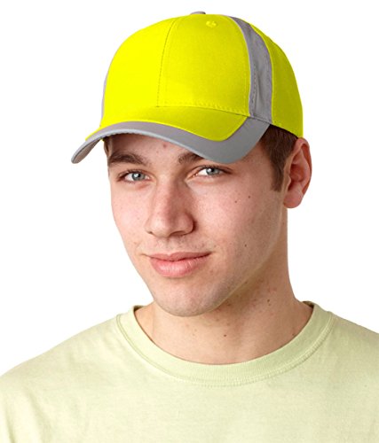 Adams Reflector High-Visibility Constructed Cap OS YELLOW