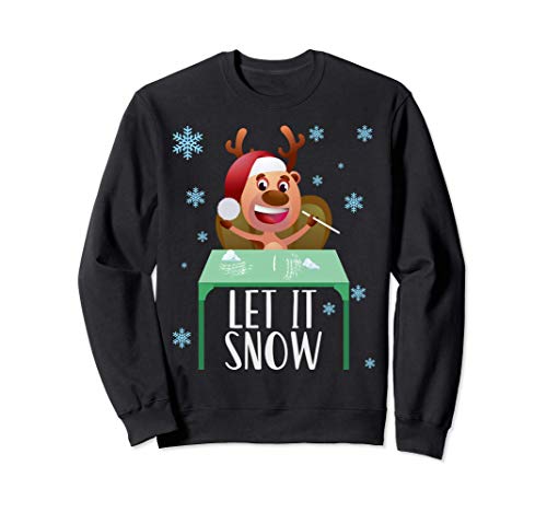 Christmas Reindeer Cocaine Santa Sweater Let It Snow Sweatshirt
